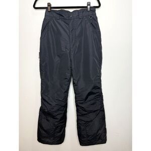 Vtg Columbia Pants Women Small Black Y2K Waterproof Snow Ski Zip Pocket‎ Winter